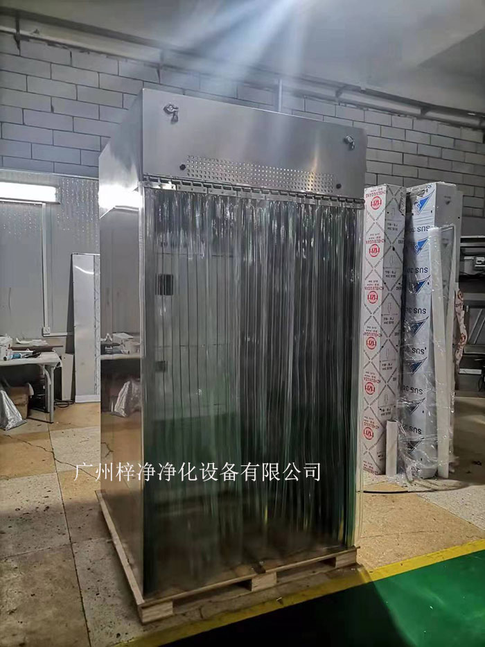 可移動式垂直簾層流罩制作現場實拍圖 可移動式垂直簾層流罩制作現場實拍圖